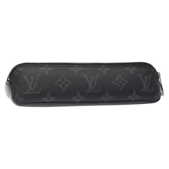 LOUIS VUITTON Monogram Eclipse Trousse Elizabeth Pouch GI0199 LV Auth 126638 - Picture 1 of 16